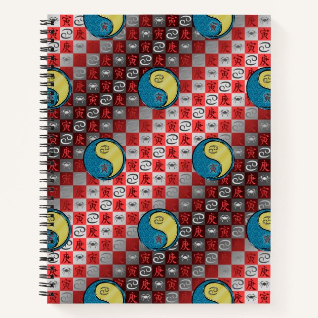 Cancer & Metal Tiger Notebook (Front)