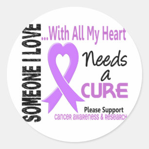 Cancer Needs A Cure 3 Classic Round Sticker