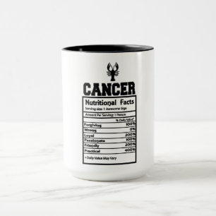 Cancer Nutritional Facts Mug