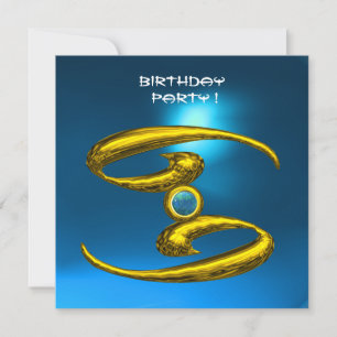 CANCER OPALE, Sapphire bright yellow blue Announcement