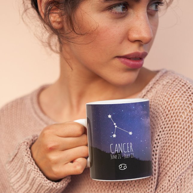 Cancer | Personalised Zodiac Constellation Coffee Mug (Creator Uploaded)