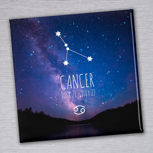 Cancer | Personalised Zodiac Constellation Magnet (Creator Uploaded)