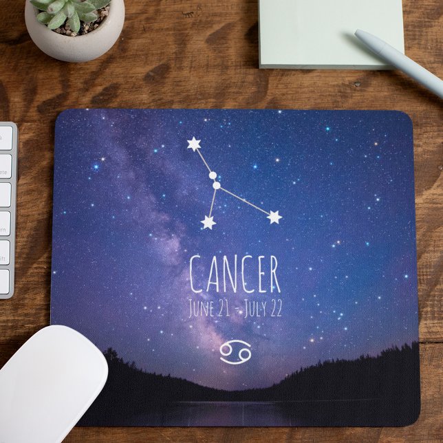 Cancer | Personalised Zodiac Constellation Mouse Pad (Creator Uploaded)