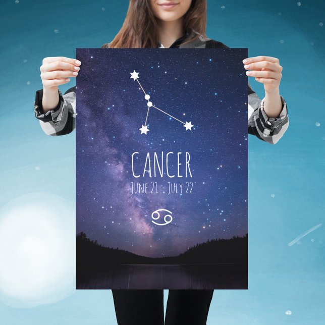 Cancer | Personalised Zodiac Constellation Poster (Creator Uploaded)