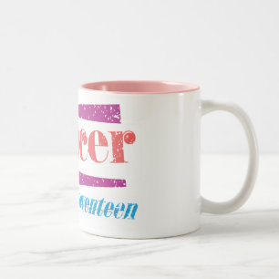 Cancer Pink Two-Tone Coffee Mug