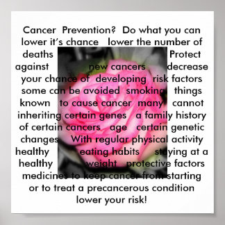 Cancer Prevention Poster