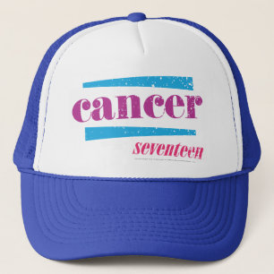 Cancer Purple Trucker Hat