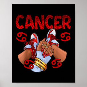 Cancer Queen Birthday Women Sneakers Zodiac Sign B