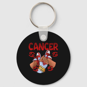 Cancer Queen Birthday Women Sneakers Zodiac Sign B Key Ring