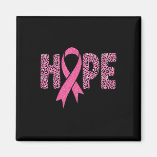 Cancer Rainbow In October We Wear Pink Hope Suppor Magnet