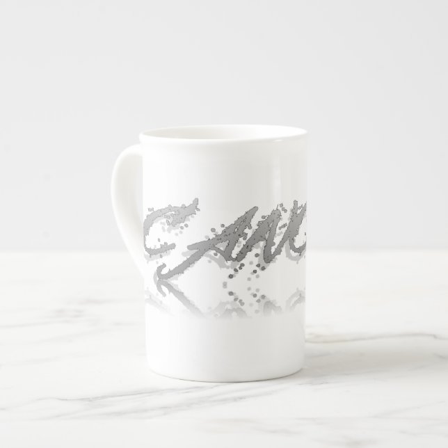 Cancer Reflection Bone China Mug (Front Left)