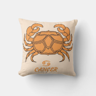 Cancer Reversible Throw Pillow
