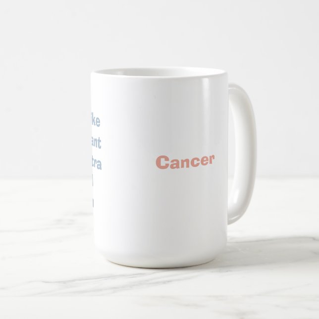 Cancer Shady Zodiac Coffee Mug (Front Right)