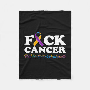 Cancer shirt bladder cancer awareness fleece blanket