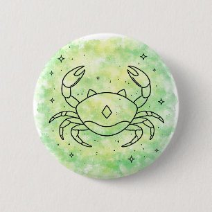 Cancer Sign 6 Cm Round Badge