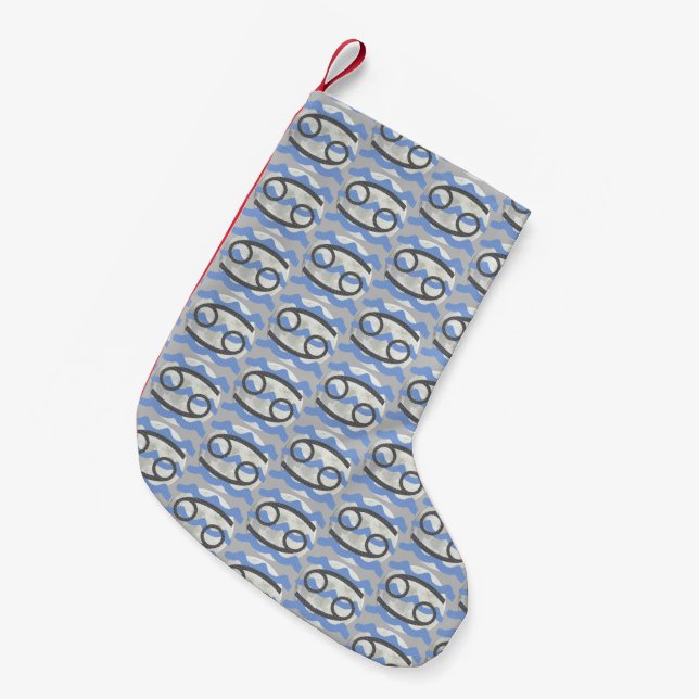 Cancer Small Christmas Stocking (Front (Hanging))
