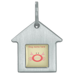 Cancer Star Sign Crab Custom Pet Tag