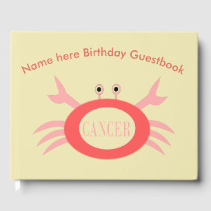 Cancer Star Sign Crab Guestbook