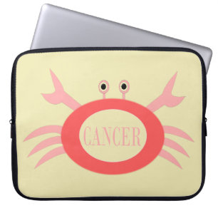 Cancer Star Sign Crab Laptop Bag
