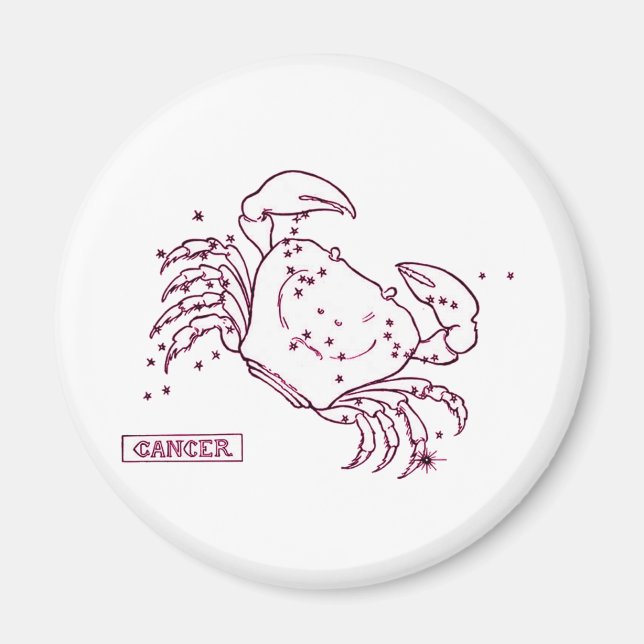 Cancer  Star Sign Magnet (Front)