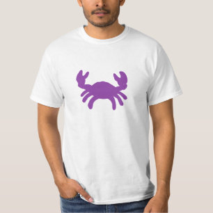 Cancer Star Sign Purple Crab – Zodiac Identity T-Shirt