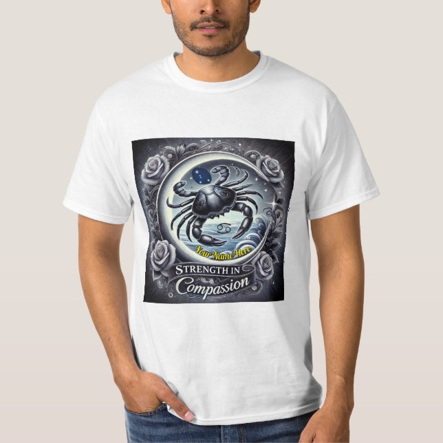 Cancer “Strength in Compassion” T-Shirt  (Front)