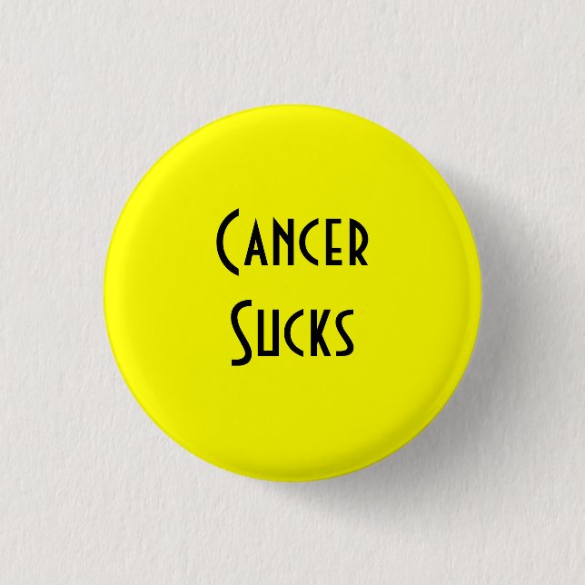 Cancer Sucks: Bladder, Sarcoma/Bone Cancer 3 Cm Round Badge (Front)
