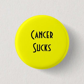 Cancer Sucks: Bladder, Sarcoma/Bone Cancer 3 Cm Round Badge