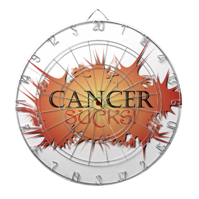 Cancer Sucks Dart Board (Front)
