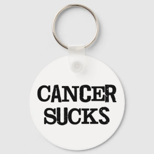 Cancer Sucks Key Ring