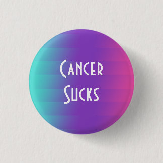 Cancer Sucks: Thyroid Cancer 3 Cm Round Badge