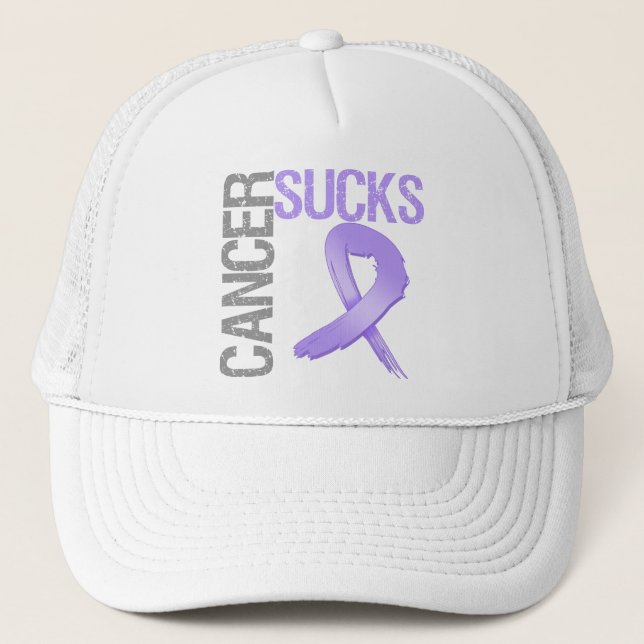 Cancer SUCKS Trucker Hat (Front)