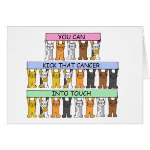 Cancer Support, Cartoon Cats Humour.