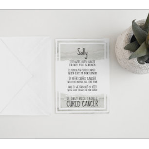 Cancer Support & Encouragement  Card