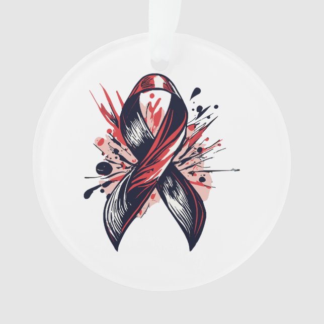 Cancer Support Ornament (Front)