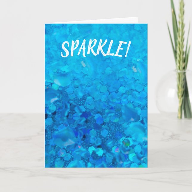 Cancer Support Sparkle Card (Front)