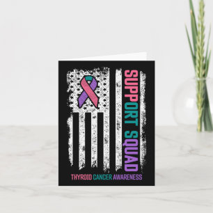 Cancer Support Squad Thyroid Cancer Awareness Card