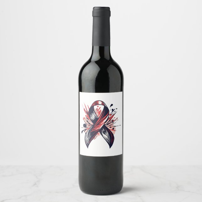 Cancer Support Wine Label (Front)