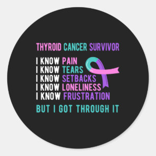 Cancer Survivor 4  Classic Round Sticker