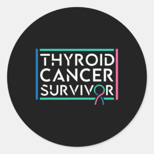 Cancer Survivor 6 Classic Round Sticker