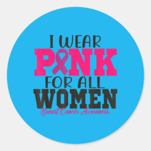 Cancer Survivor Cancer Awareness Breast Cancer Classic Round Sticker