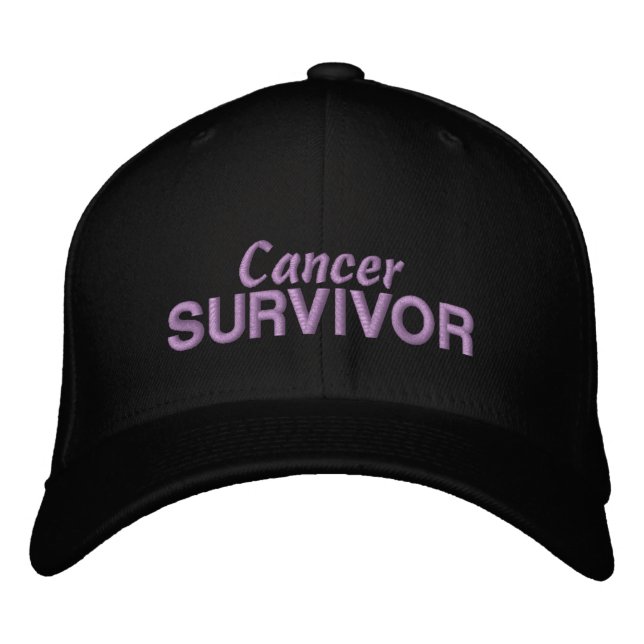 Cancer Survivor Embroidered Hat (Front)