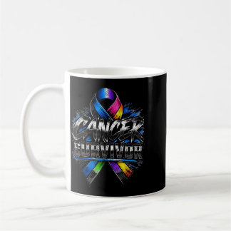Cancer Survivor Strong Awareness Ribbon Shirt Coffee Mug