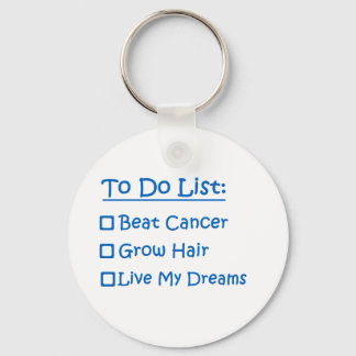 Cancer Survivor To Do List Key Ring
