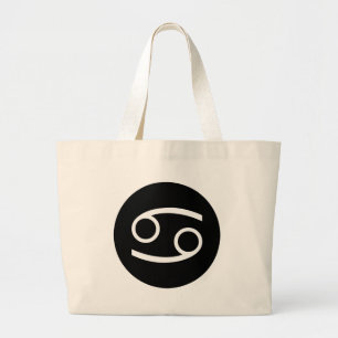 Cancer Symbol Large Tote Bag