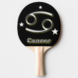 Cancer symbol ping pong paddle