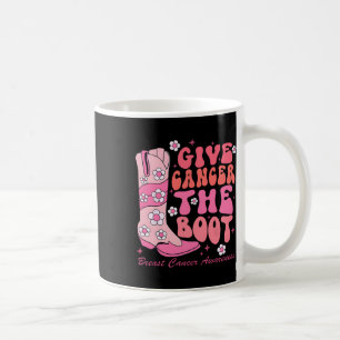 Cancer The Boot Breast Cancer Awareness Coffee Mug