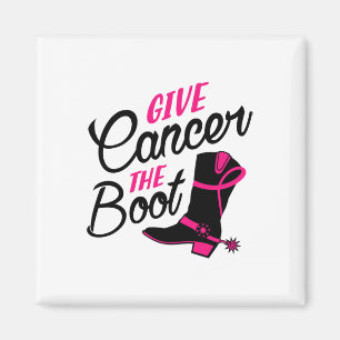 Cancer The Boot Breast Cancer Awareness  Magnet