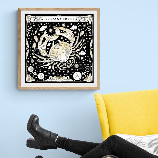 Cancer: The Celestial Caregiver Poster (Creator Uploaded)