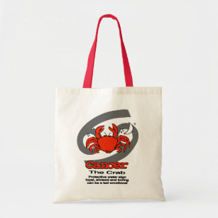Cancer "The Crab" zodiac astrology bag